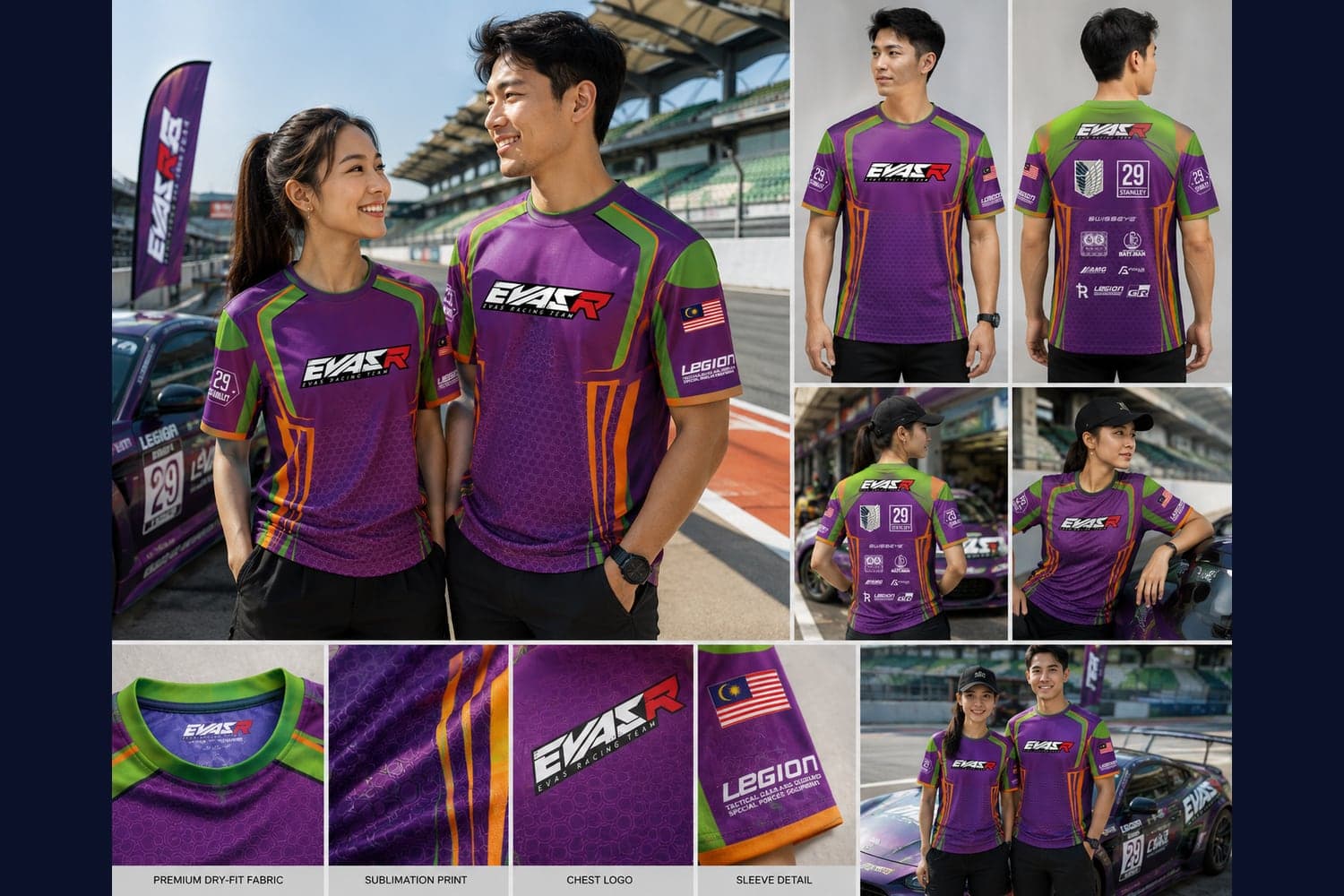 Evas Racing Team merchandise designed by Imsuya Global