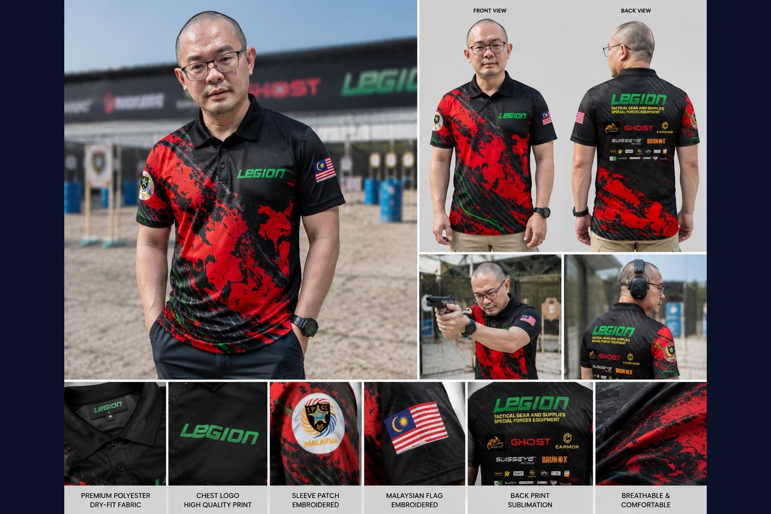 Legion Tactical merchandise designed by Imsuya Global