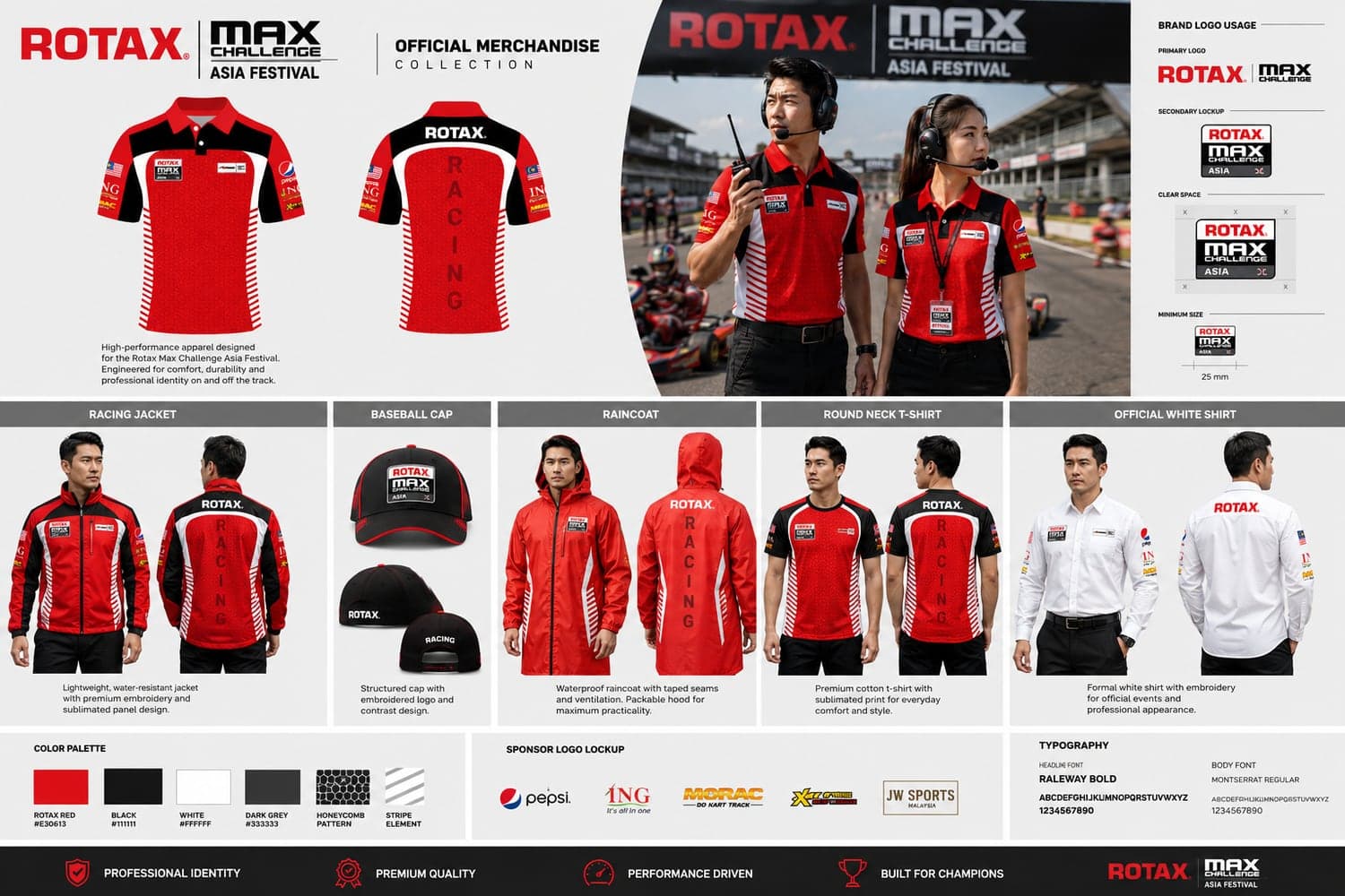 Rotax Max Challenge Asia merchandise designed by Imsuya Global