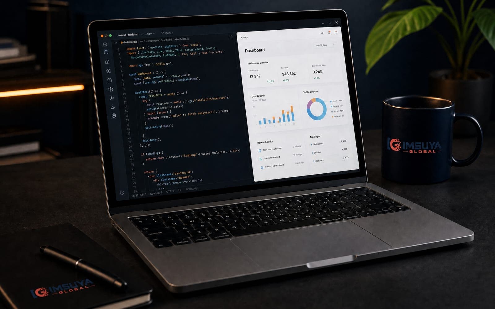 Custom Web Application & Software Systems · Imsuya Global