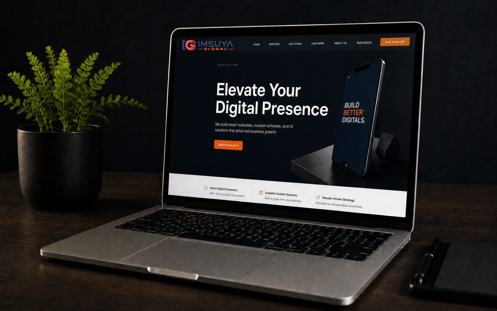 Smart Website Design & Development · Imsuya Global