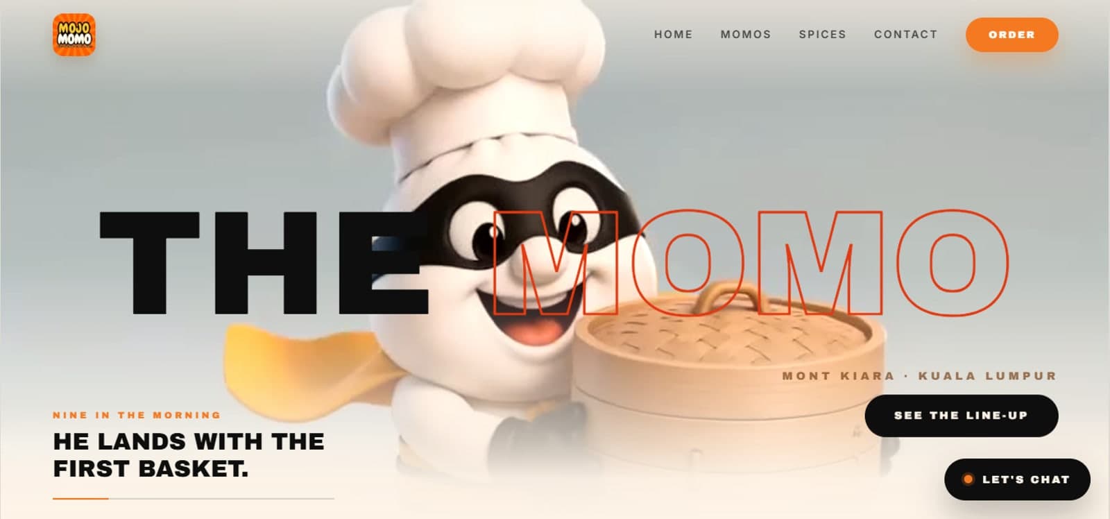 Mojo Momo website by Imsuya Global