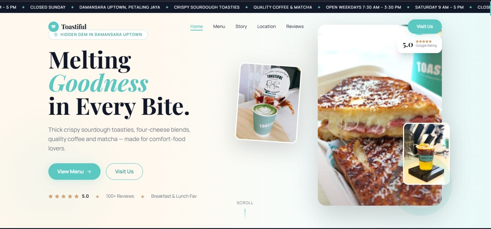 Toastful website by Imsuya Global