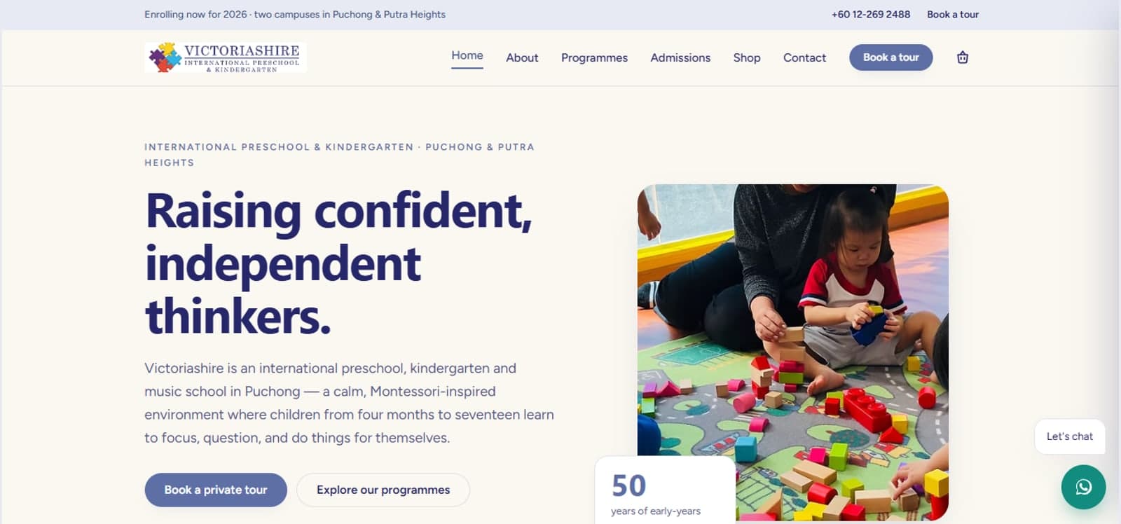 Victoriashire website by Imsuya Global