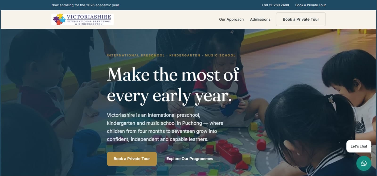 Victoriashire website by Imsuya Global